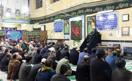 سخنرانی در مسجد صاحب الزمان(عج) در شب شهادت امام رضا (ع)