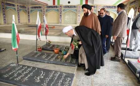 سفر آبت الله دژکام به شهرستان سپیدان