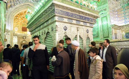 تشرف آیت الله دژکام به حرم مطهر حضرت احمد بن موسی(علیه السلام)