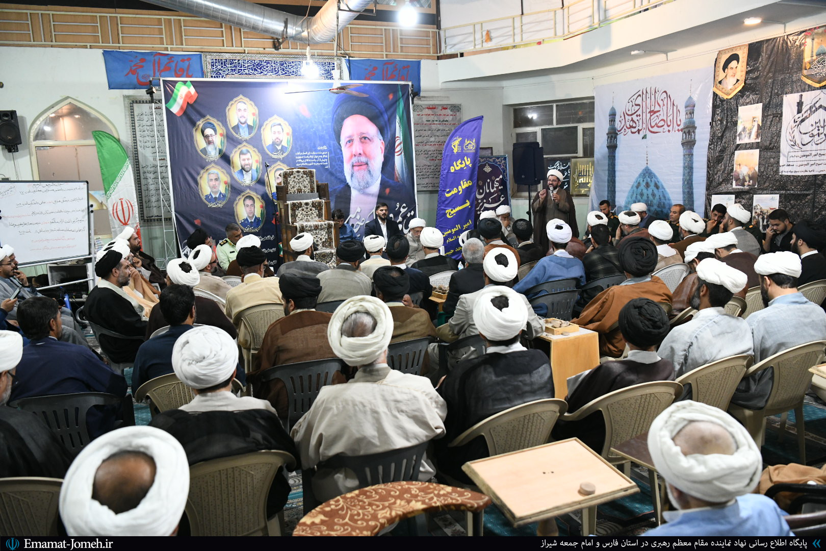 حضور آیت الله دژکام در مسجد حبیب و گردهمایی ائمه جماعات مساجد منطقه