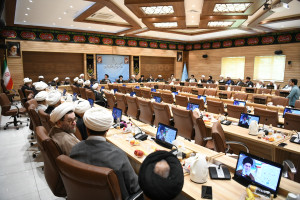جلسه جامعه روحانیت شیراز با حضور آیت الله دژکام