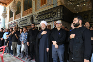 مراسم سوگواری و عزاداری صبح تاسوعای حسینی و حرکت دسته عزاداری هیئت قشقایی