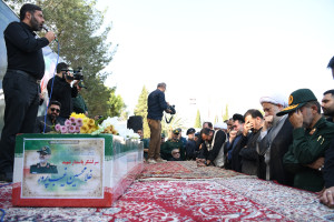مراسم استقبال از پیکر سرلشکر پاسدار شهید غلامحسین غیب پرور در شیراز