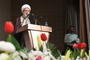 مراسم تکریم و معارفه مسئول سازمان عقیدتی سیاسی فراجا در استان فارس