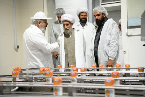 بازدید آیت الله دژکام از مجموعه کشت و صنعت دامپروری و شرکت شیر پگاه فارس