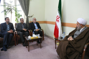دیدار سردار پورجمشیدیان معاون وزیر کشور با آیت الله دژکام