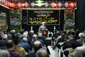 مراسم سوگواری و عزاداری ایام شهادت حضرت فاطمه زهرا(س) در موکب «کفیل زینب»