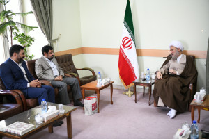 دیدار دکتر دانی قائم مقام خبرگزاری تسنیم با آیت الله دژکام