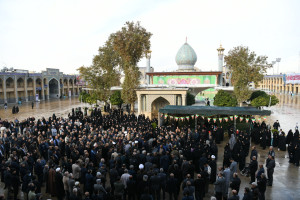 مراسم تشییع و خاکسپاری پیکر همسر دکتر محمود نجابت