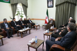 دیدار هیئت رئیسه دانشگاه شیراز با آیت الله دژکام