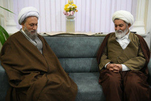 دیدار آیت الله دژکام با جمعی از علمای شهر شیراز