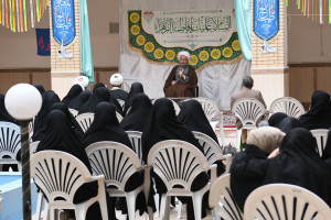 حضور آیت الله دژکام در جمع مدیران و طلاب حوزه علمیه معصومیه شیراز