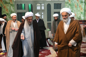 حضور آیت الله دژکام در حوزه علمیه منصوریه شیراز