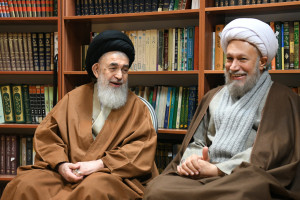 دیدار آیت الله دژکام با حضرات آیات دستغیب و کلانتری