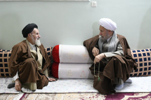 دیدار آیت الله دژکام با جمعی از علمای شهر شیراز