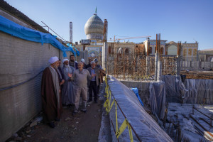 بازدید آیت‌الله دژکام از پروژه های عمرانی حرم مطهر حضرت احمد بن موسی شاهچراغ علیه السلام
