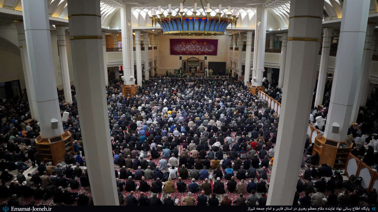 نماز جمعه متفاوت در سومین حرم اهل بیت علیهم السلام