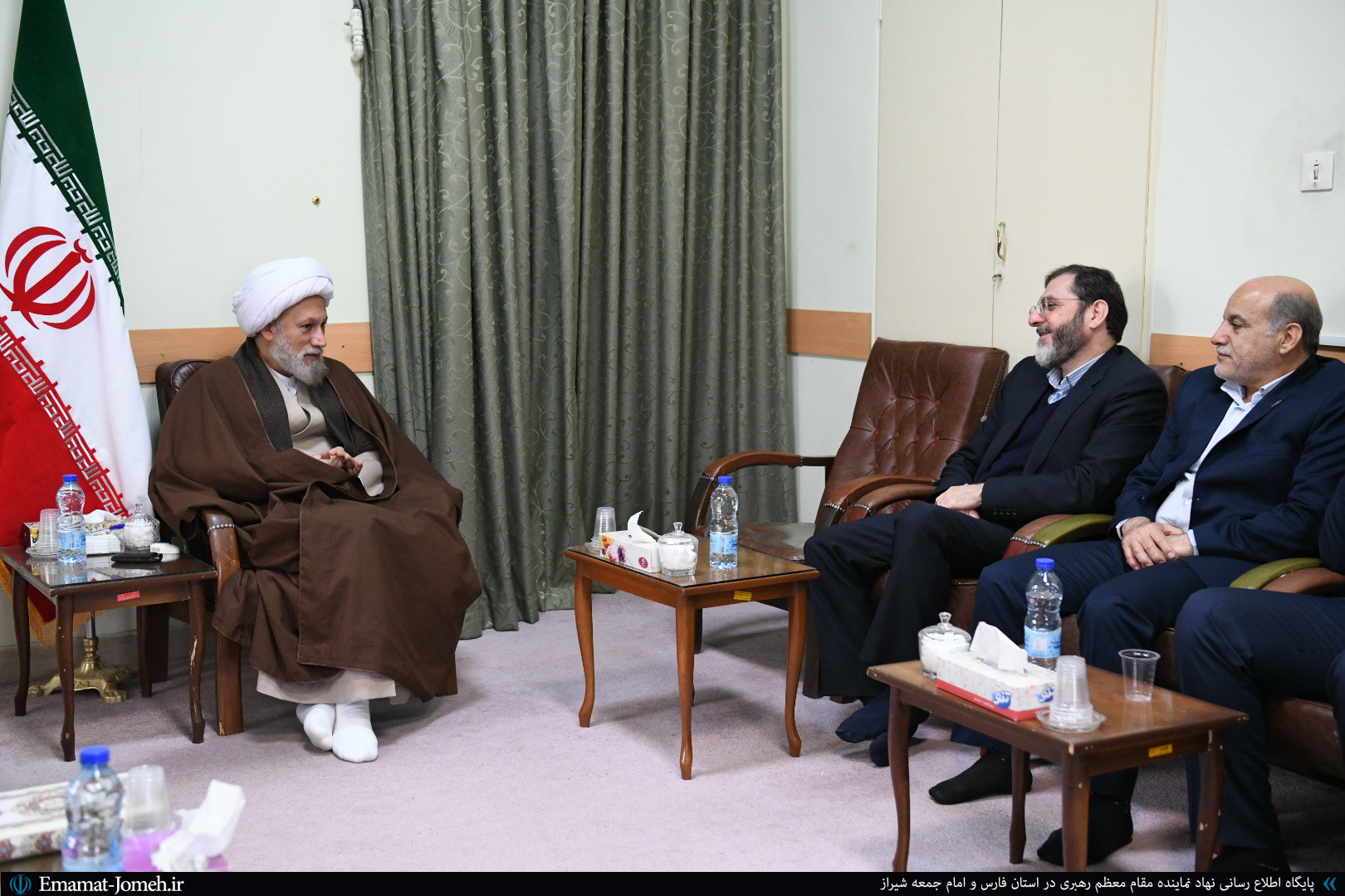 دیدار دکتر موسویان معاون دیوان محاسبات کشور با آیت الله دژکام