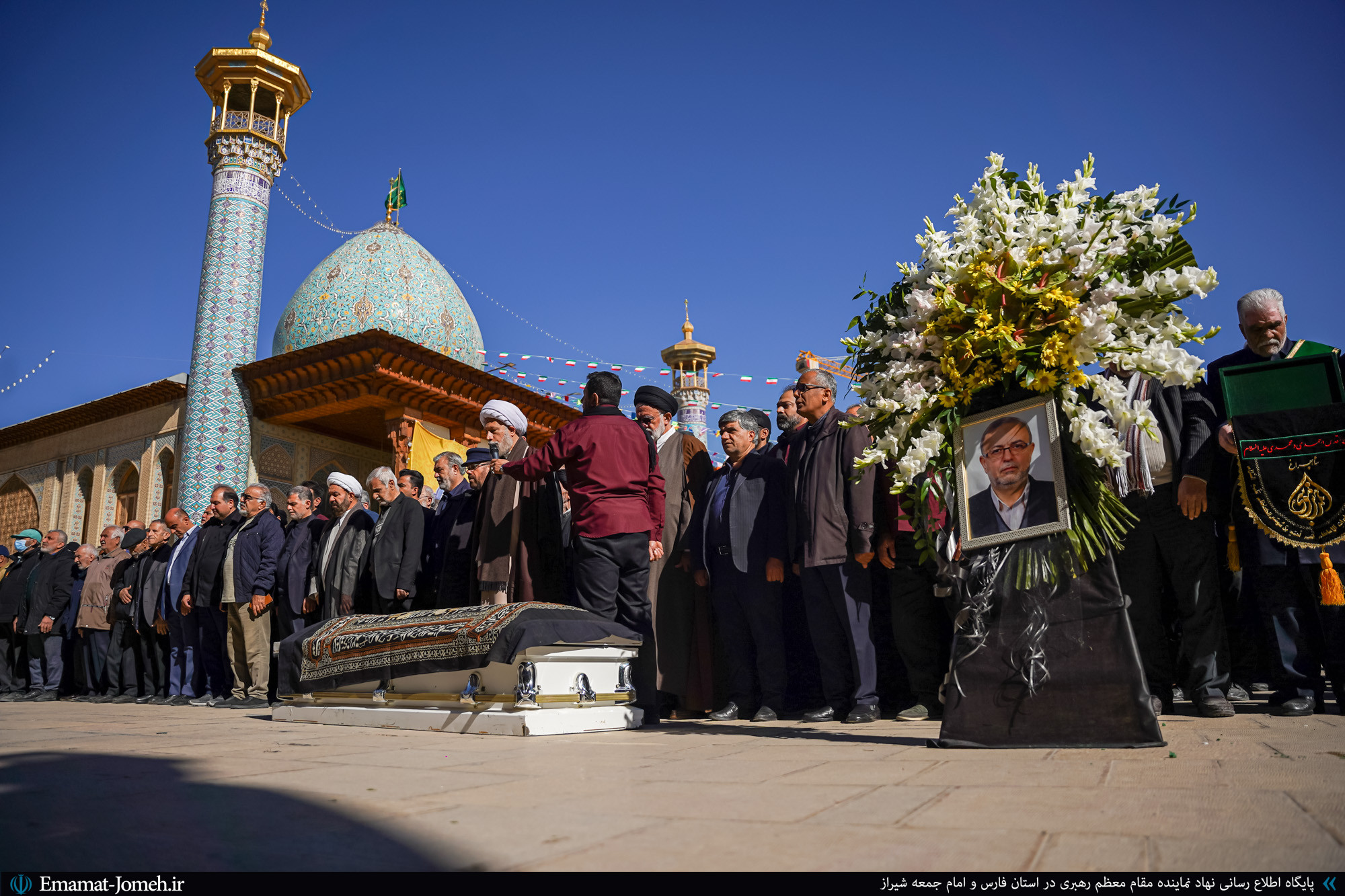 مراسم تشییع و خاکسپاری استاندار سابق فارس