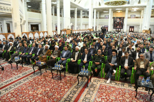مراسم بزرگداشت سالروز شهادت شهید جمهور در سومین حرم اهل بیت علیهم السلام