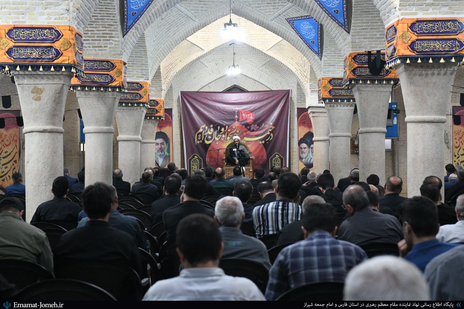 مراسم سوگواری و عزاداری هفتمین روز محرم ۱۴۰۵ به میزبانی آیت الله دژکام در مسجد شهدای شیراز