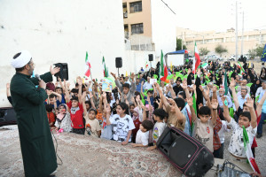 مراسم جشن عید سعید غدیر خم در محله رهگذر شیراز
