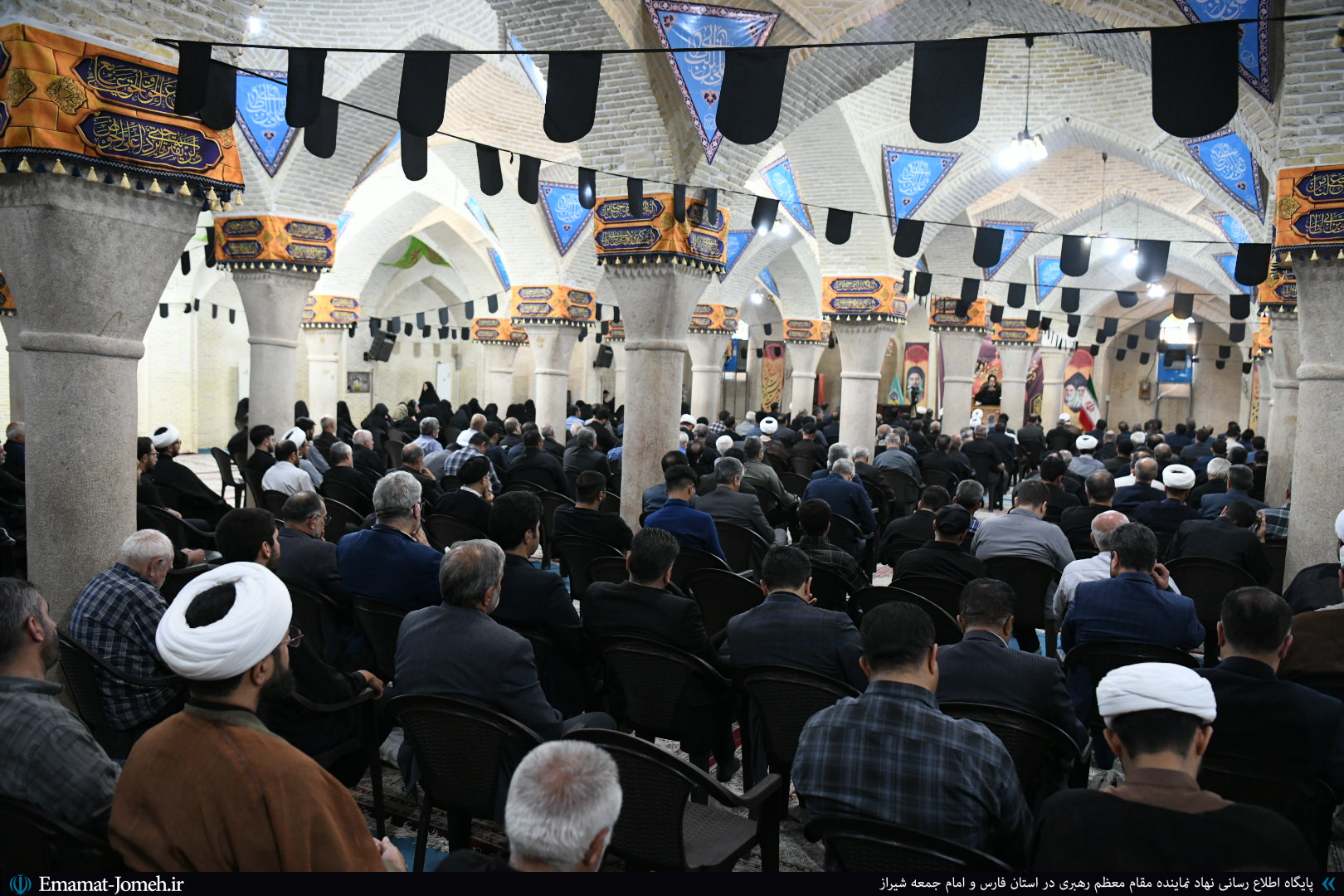 مراسم سوگواری و عزاداری دومین روز محرم ۱۴۰۵ به میزبانی آیت الله دژکام در مسجد شهدای شیراز