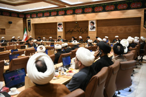 جلسه جامعه روحانیت شیراز با حضور آیت الله دژکام