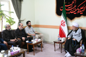 دیدار مسئول کمیته امداد امام خمینی(ره) لبنان با آیت الله دژکام