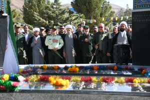مراسم بزرگداشت هفته دفاع مقدس در شهرستان بوانات