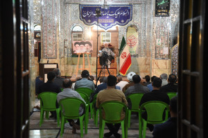 جلسه تفسیر قرآن کریم در حرم مطهر حضرت سید علاءالدین حسین علیه السلام